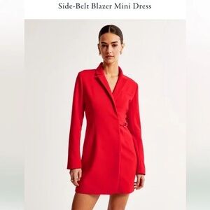 Red Blazer Mini Dress